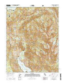 Florence Lake California Current topographic map, 1:24000 scale, 7.5 X 7.5 Minute, Year 2015