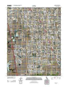 Florin California Historical topographic map, 1:24000 scale, 7.5 X 7.5 Minute, Year 2012