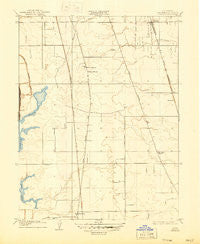 Florin California Historical topographic map, 1:31680 scale, 7.5 X 7.5 Minute, Year 1909