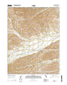 Flournoy California Current topographic map, 1:24000 scale, 7.5 X 7.5 Minute, Year 2015
