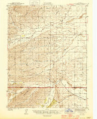 Flournoy California Historical topographic map, 1:62500 scale, 15 X 15 Minute, Year 1944