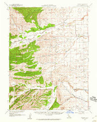 Flournoy California Historical topographic map, 1:62500 scale, 15 X 15 Minute, Year 1958