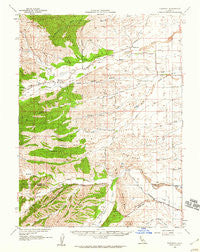 Flournoy California Historical topographic map, 1:62500 scale, 15 X 15 Minute, Year 1958