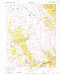 Folsom SE California Historical topographic map, 1:24000 scale, 7.5 X 7.5 Minute, Year 1954