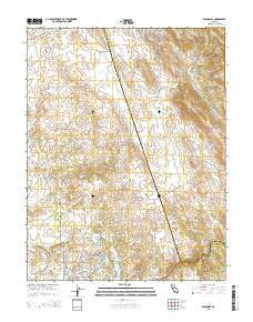 Folsom SE California Current topographic map, 1:24000 scale, 7.5 X 7.5 Minute, Year 2015