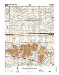 Fontana California Current topographic map, 1:24000 scale, 7.5 X 7.5 Minute, Year 2015