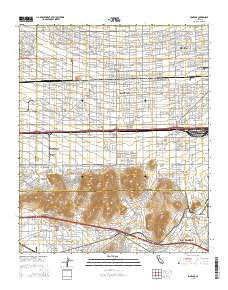 Fontana California Current topographic map, 1:24000 scale, 7.5 X 7.5 Minute, Year 2015