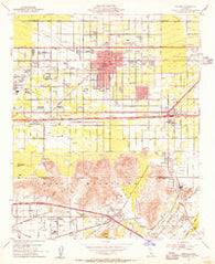 Fontana California Historical topographic map, 1:24000 scale, 7.5 X 7.5 Minute, Year 1953
