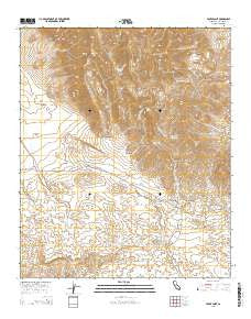 Fonts Point California Current topographic map, 1:24000 scale, 7.5 X 7.5 Minute, Year 2015