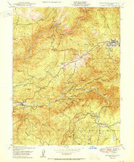 Forbestown California Historical topographic map, 1:24000 scale, 7.5 X 7.5 Minute, Year 1950