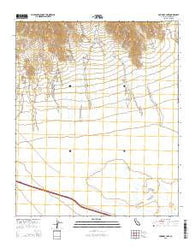 Ford Dry Lake California Current topographic map, 1:24000 scale, 7.5 X 7.5 Minute, Year 2015