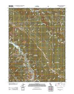 Forest Glen California Historical topographic map, 1:24000 scale, 7.5 X 7.5 Minute, Year 2012
