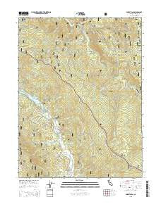 Forest Glen California Current topographic map, 1:24000 scale, 7.5 X 7.5 Minute, Year 2015
