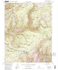 Foresthill California Historical topographic map, 1:24000 scale, 7.5 X 7.5 Minute, Year 1949