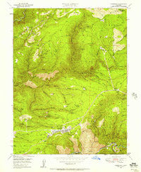 Foresthill California Historical topographic map, 1:24000 scale, 7.5 X 7.5 Minute, Year 1949