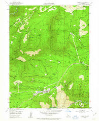 Foresthill California Historical topographic map, 1:24000 scale, 7.5 X 7.5 Minute, Year 1949