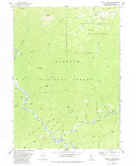 Forks of Salmon California Historical topographic map, 1:24000 scale, 7.5 X 7.5 Minute, Year 1978