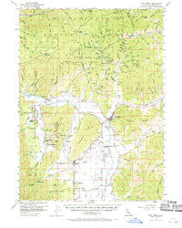 Fort Jones California Historical topographic map, 1:62500 scale, 15 X 15 Minute, Year 1955
