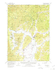 Fort Jones California Historical topographic map, 1:62500 scale, 15 X 15 Minute, Year 1955