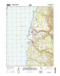 Fort Bragg California Current topographic map, 1:24000 scale, 7.5 X 7.5 Minute, Year 2015