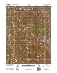 Foster Mountain California Historical topographic map, 1:24000 scale, 7.5 X 7.5 Minute, Year 2012