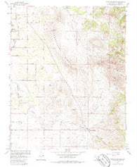 Fountain Springs California Historical topographic map, 1:24000 scale, 7.5 X 7.5 Minute, Year 1965