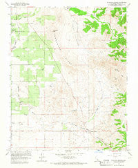Fountain Springs California Historical topographic map, 1:24000 scale, 7.5 X 7.5 Minute, Year 1965