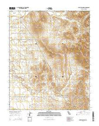 Fountain Springs California Current topographic map, 1:24000 scale, 7.5 X 7.5 Minute, Year 2015