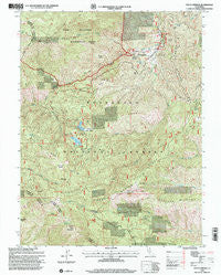 Fouts Springs California Historical topographic map, 1:24000 scale, 7.5 X 7.5 Minute, Year 1996