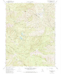Fouts Springs California Historical topographic map, 1:24000 scale, 7.5 X 7.5 Minute, Year 1968