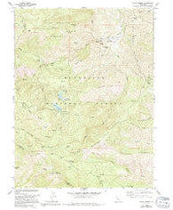 Fouts Springs California Historical topographic map, 1:24000 scale, 7.5 X 7.5 Minute, Year 1968