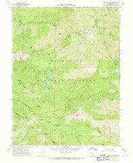 Fouts Springs California Historical topographic map, 1:24000 scale, 7.5 X 7.5 Minute, Year 1968