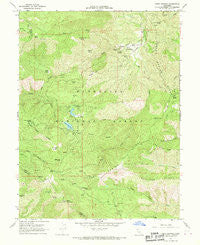Fouts Springs California Historical topographic map, 1:24000 scale, 7.5 X 7.5 Minute, Year 1968
