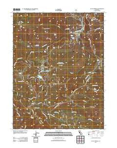 Fouts Springs California Historical topographic map, 1:24000 scale, 7.5 X 7.5 Minute, Year 2012