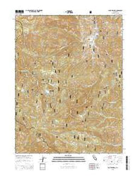 Fouts Springs California Current topographic map, 1:24000 scale, 7.5 X 7.5 Minute, Year 2015