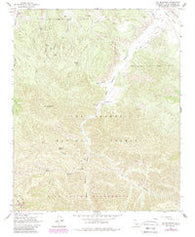 Fox Mountain California Historical topographic map, 1:24000 scale, 7.5 X 7.5 Minute, Year 1964