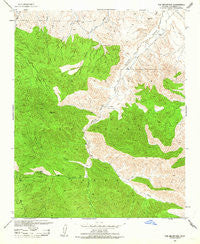 Fox Mountain California Historical topographic map, 1:24000 scale, 7.5 X 7.5 Minute, Year 1943