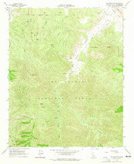 Fox Mountain California Historical topographic map, 1:24000 scale, 7.5 X 7.5 Minute, Year 1964