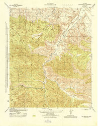 Fox Mountain California Historical topographic map, 1:31680 scale, 7.5 X 7.5 Minute, Year 1944