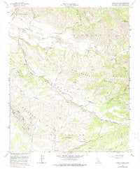 Foxen Canyon California Historical topographic map, 1:24000 scale, 7.5 X 7.5 Minute, Year 1964