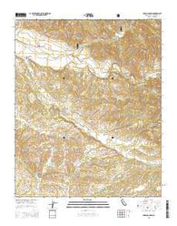 Foxen Canyon California Current topographic map, 1:24000 scale, 7.5 X 7.5 Minute, Year 2015