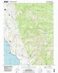 Franklin Point California Historical topographic map, 1:24000 scale, 7.5 X 7.5 Minute, Year 1998