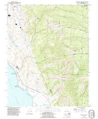 Franklin Point California Historical topographic map, 1:24000 scale, 7.5 X 7.5 Minute, Year 1991
