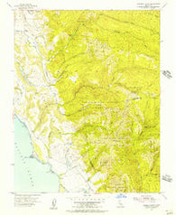 Franklin Point California Historical topographic map, 1:24000 scale, 7.5 X 7.5 Minute, Year 1955