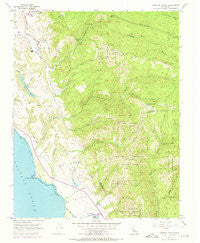 Franklin Point California Historical topographic map, 1:24000 scale, 7.5 X 7.5 Minute, Year 1955
