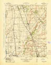 Franklin California Historical topographic map, 1:62500 scale, 15 X 15 Minute, Year 1941