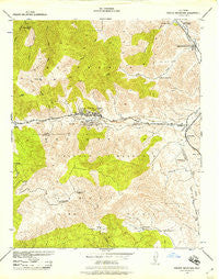 Frazier Mountain California Historical topographic map, 1:24000 scale, 7.5 X 7.5 Minute, Year 1942