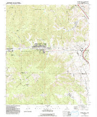 Frazier Mtn California Historical topographic map, 1:24000 scale, 7.5 X 7.5 Minute, Year 1991