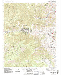 Frazier Mtn California Historical topographic map, 1:24000 scale, 7.5 X 7.5 Minute, Year 1991