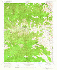 Frazier Mtn California Historical topographic map, 1:24000 scale, 7.5 X 7.5 Minute, Year 1958